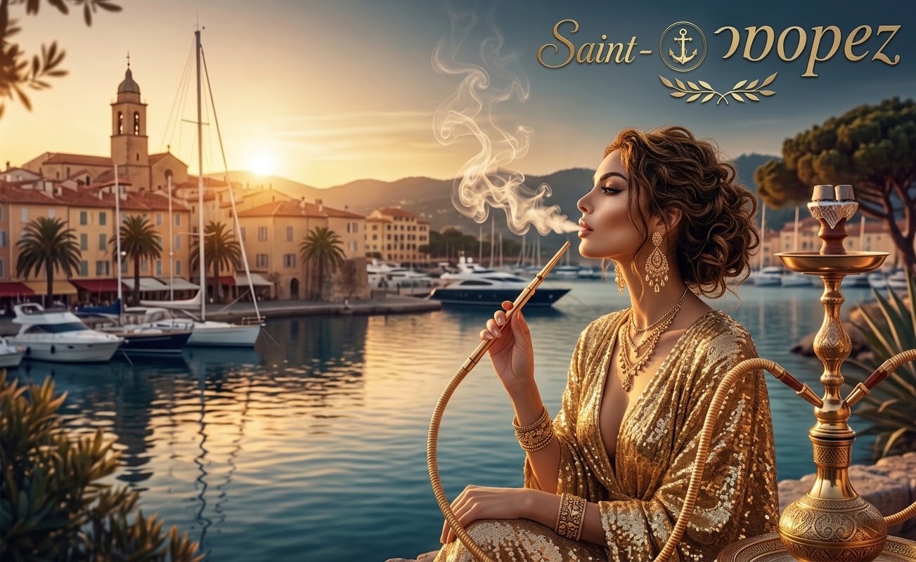 Ambiance lounge Saint Tropez Sea Lounge Tanger — vue sur le port au coucher du soleil